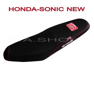 A เบาะแต่ง เบาะปาด เบาะรถมอเตอร์ไซด์สำหรับ HONDA-SONIC NEW หนังด้าน ด้ายแดง งานเทพ งานเอก