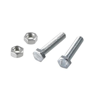 อุปกรณ์ยึดติด สกรูหัวหกเหลี่ยมน็อต 5X25 MM 10ชุด Screws, Nuts &amp; Washers