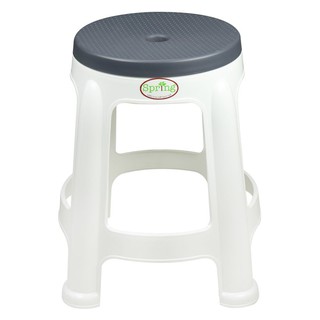 PLASTIC STOOL SPRING CHARCOAL เก้าอี้พลาสติก  BEST CHAIR สี CHARCOAL โต๊ะและเก้าอี้ เฟอร์นิเจอร์นอกบ้าน สวนและอุปกรณ์ตกแ