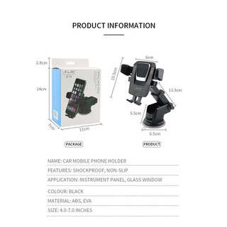 XIANGWUของแท้100% รุ่น C2ที่ยึดมือถือในรถ ที่วางโทรศัพท์ในรถ (ติดกระจก ติดคอนโทรลรถ ) เพิ่มความสะดวกสบาย