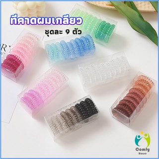 Comfy ยางรัดผม แบบเกลียว แบบไล่โทนสี  hair rope