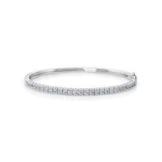 กำไลเพชร Classic Half Pave Bangle (GC002-GC025)