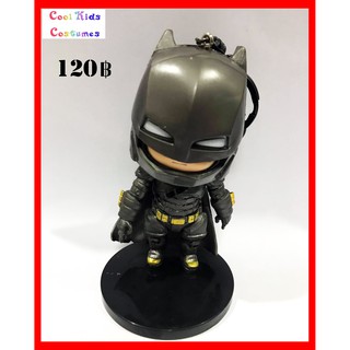 โมเดล ด๋อย พวงกุญแจ แบทแมน เกราะ batman vs Superman Movie  nendoroid Figures KeyChain DC JLA