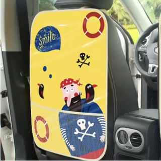 แผ่นรองกันเลอะ เบาะหลังรถยนต์ ลายการ์ตูน Cartoon Car Back Seat Protector