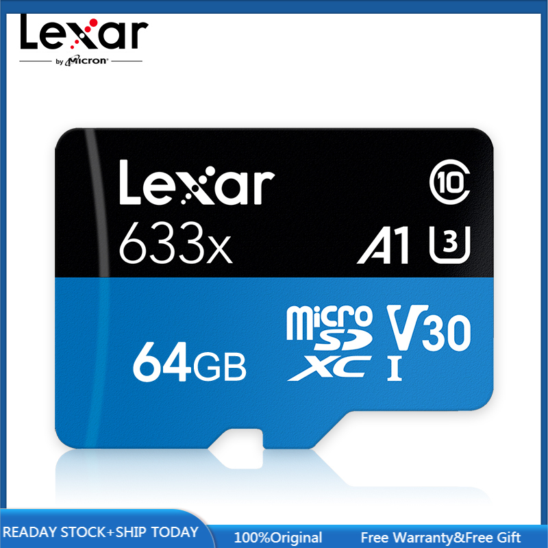 Lexar 633x micro sd card 32GB 64GB 128GB 256GB SDXC/SDHC Flash Memory Card 512GB TF Card