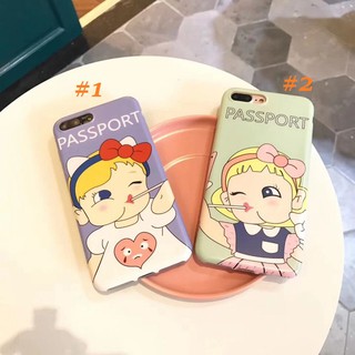 พร้อมส่งในไทย เคสไอโฟน 6/6S/6+/6S+/X/XS สาวน้อยมาดกวน