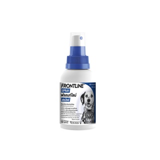 FRONTLINE SPRAY FOR DOG & CAT 100 ml โฉมใหม่ ฟรอนท์ไลน์ สเปรย์ กำจัดเห็บหมัดได้ผลทันทีที่ใช้ สำหรับสุนัขและแมว