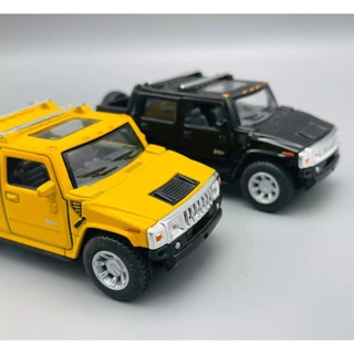 2005 Hummer H2 SUV โมเดลรถเหล็ก Scale 1:40 มีลาน ไม่มีกล่อง