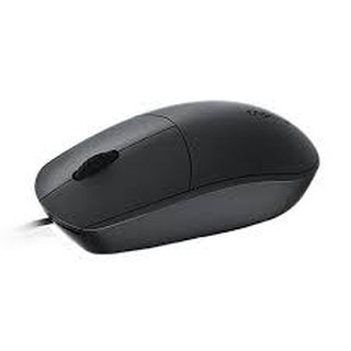 RAPOO N100 Wired Optical Mouse Black - 1600dpi USB