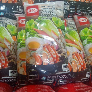 น้ำจิ้มสุกี้ สูตรกวางตุ้ง ตราเอโร่ SUKI SAUCE CANTONESE STYLE หนัก1โล 1000 กรัม