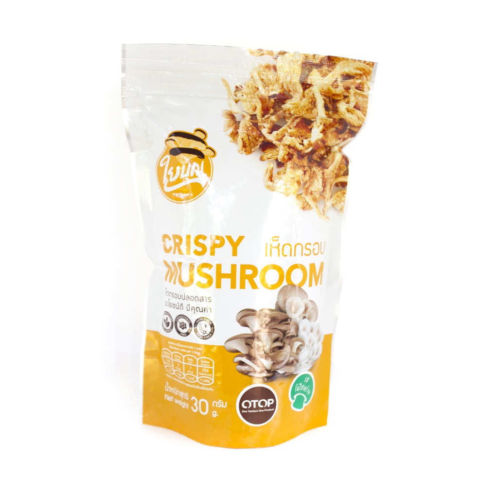 เห็ดกรอบสามอย่าง โนริสาหร่าย 30 กรัม 3 crispy mushroom (nori) 30g