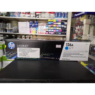 [[ลดล้างสต็อกจ้า!!!] ตลับหมึก TONER HP แท้ 126A C (CE311A) สีฟ้า