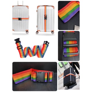 สายรัดกระเป๋าเดินทางขนาด 2นิ้ว ยาว 1.6 เมตร สายล็อคกระเป๋า Luggage Straps เพิ่มความแข็งแรงให้กระเป๋า ไม่ทำให้ซิปแตก