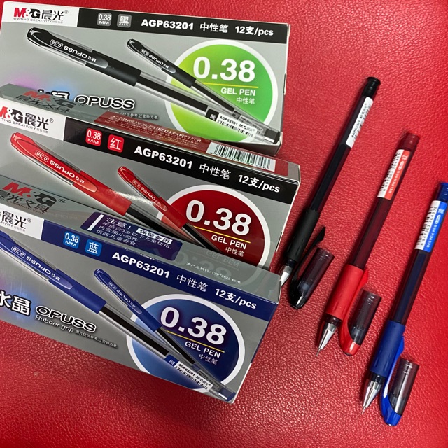 M&G AGP63201 OPUSS GEL PEN ปากกาเจลปลอก 0.38 m&g