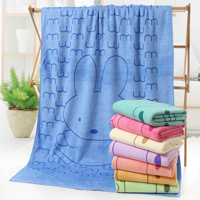 ผ้าขนหนู ผ้าเช็ดตัวนาโน 70x140cm ผืนใหญ่ ราคาไม่แพง (กดซื้อได้เลยไม่ต้องรอตอบกลับจ้า) AA