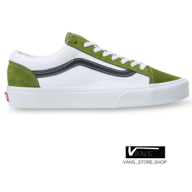 VANS STYLE36 RETRO SPORT CALLA GREEN TRUE WHITE SNEAKERS สินค้ามีประกันแท้