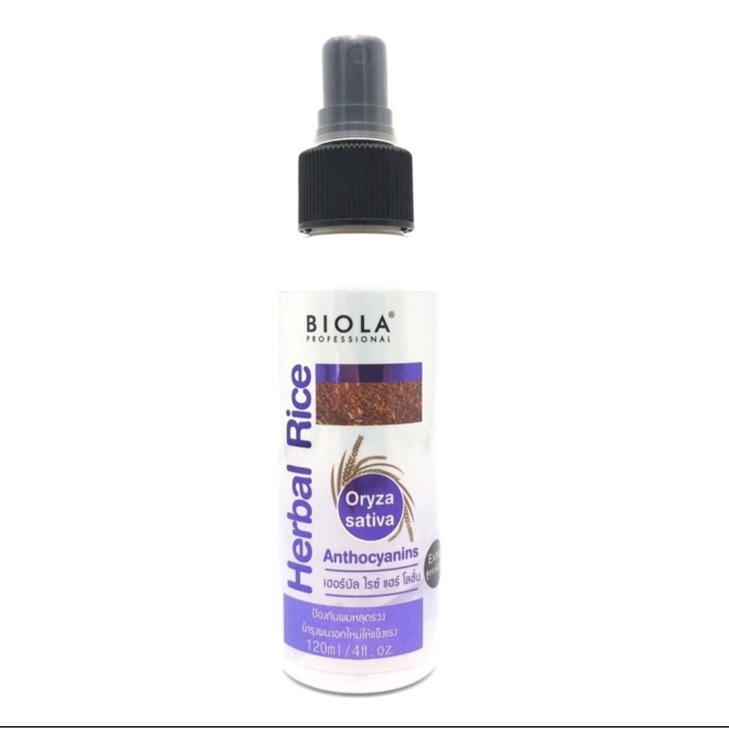 Biola Herbal Rice Hair Lotion ไบโอล่า เฮอร์เบิ้ล ไรซ์ แฮร์โลชั่น จากข้าวสังข์หยด