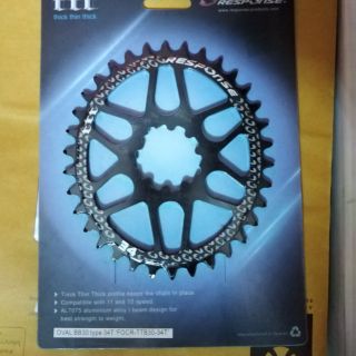 ใบจานหน้าใบรี​ Response Chainring OVAL BB30 type 34T Focr-TTB30-34T