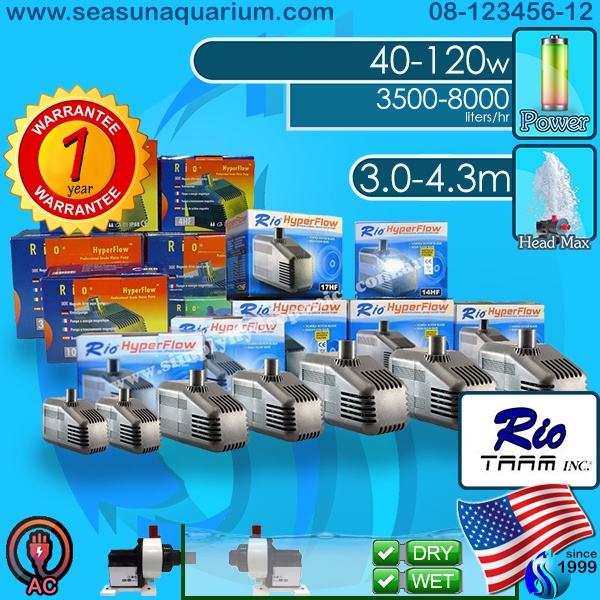 TAAM Rio HyperFlow 6HF 8HF 10HF 14HF 17HF 20HF 26HF 32HF water pump ปั๊มน้ำ ทน แรง ประหยัดไฟ main pu