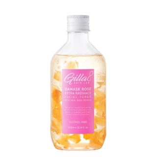 มี 2 ขนาดให้เลือก Gilla8 Damask Rose Extra Radiance Facial Toner กิลลาเอท โทนเนอร์กลีบกุหลาบ ปรับผิวให้กระจ่างใส ลดผิวแห