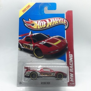 รถเหล็ก Hotwheels ACURA NSX สีแดง เบอร์5 (ib21)