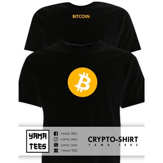 Tee - เสื้อยืดสําหรับผู้ชาย☁L.CRYPTO SHIRT - BITCOIN V5 - เสื้อยืดสําหรับผู้ชาย/เสื้อยืดสําหรับผู้ห