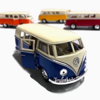 🚌โมเดลรถเหล็ก Volkswagen Classic Bus🚌 โมเดลรถโบราณ - โฟล์ค คลาสสิค