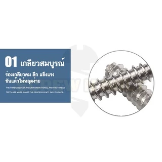 น็อต สกรู หัวกลม หัวแพน แฉก P+ สแตนเลส 304 เกลียวปล่อย ปลายแหลม #6 / Pan Head Phillip Tapping Screw