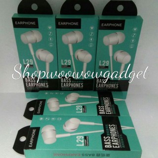 หูฟังEarphone L29 champ For smart Phone