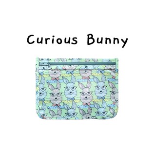 Alan Hops กระเป๋าใสเอนกประสงค์ รุ่น Daily Buddy ลาย Curious Bunny