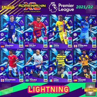 PANINI PREMIER LEAGUE 2021/22 ADRENALYN XL: LIGHTNING การ์ดสะสมฟุตบอล Football Trading Card