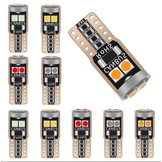 หลอดไฟ T10 W5W Canbus LED T10 194 501 6Smd 3030 สําหรับตกแต่งภายในรถยนต์ 1 ชิ้น