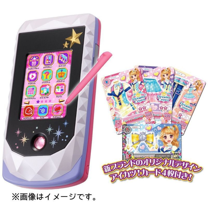 โทรศัพท์​ของเล่น​ไอคัตสึ Aikatsu Phone​ งาน​ Bandai​ มือสอง​ญี่ปุ่น​