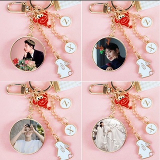 [Pre order]พวงกุญแจรูปเซียวจ้าน(รูปหน้า-หลังไม่ซ้ำแบบ)
