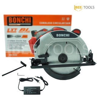 BONCHI เลื่อยวงเดือนไร้สาย 7 นิ้ว เลื่อยวงเดือนใช้แบตเตอรี่ แบตเตอรี่ 108V รุ่น BC-680