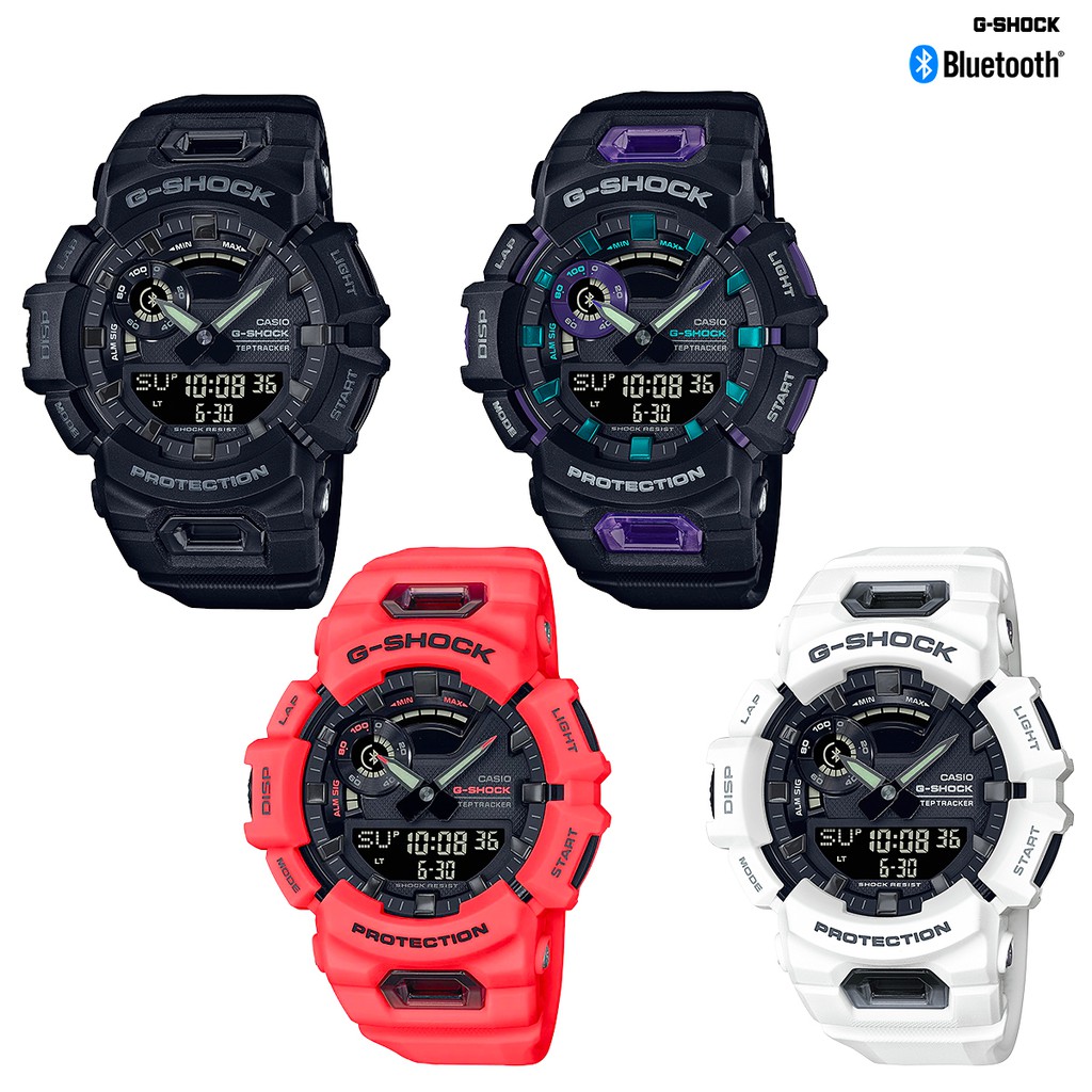 นาฬิกาข้อมือ Casio G-shock G-Squad (Bluetooth) Fitness Tracking GBA-900 Series GBA-900-1A GBA-900-1A6 BGA-900-4A GBA-900