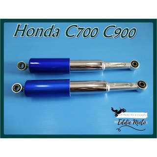 HONDA C70 C90 C700 C900 REAR SHOCK SET "BLUE"  // โช๊ค​หลัง​ สีฟ้า งานสวย สินค้าคุณภาพดี ได้มาตรฐาน