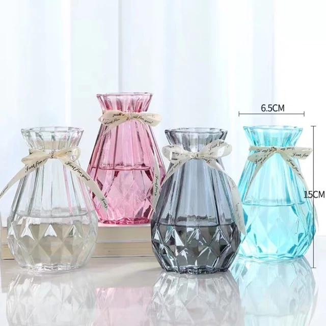 [พร้อมส่ง] แจกันดอกไม้แก้ว โปร่งใส แจกันสำหรับตกแต่งหรือใส่ดอกไม้ แจกันXK