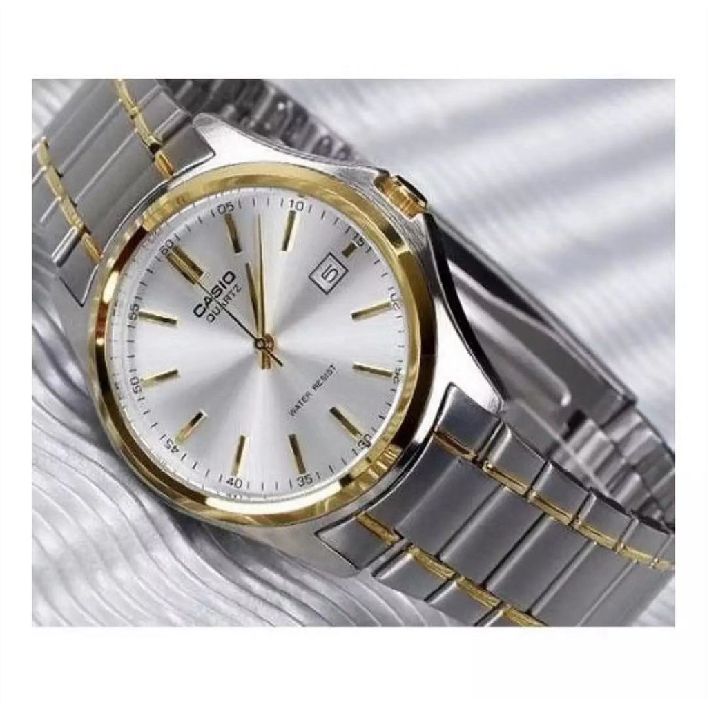 Casio Standard รุ่น MTP-1183A-1A - นาฬิกาผู้ชาย สายแสตนเลส หน้าปัดดำ (สินค้าขายดีมาก) มั่นใจ ของแท้ ประกันศูนย์ 1 ปีเต็ม
