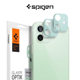 Spigen iPhone 12 เลนส์กล้อง ออปติค กระจกนิรภัย แบบเต็มจอ (2 แพ็ก)