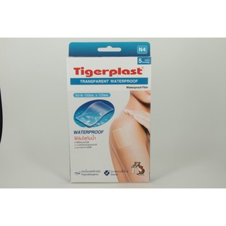 TIGER PLAST ฟิลม์ใส กันน้ำ [N4] 100X120MM 5ชิ้น