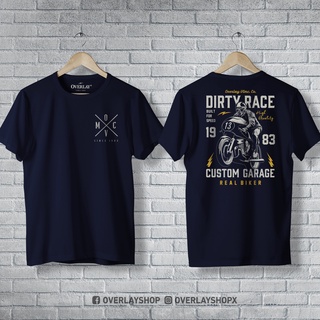 เสื้อยืด OVERLAY DIRTY13 BLUE TEE