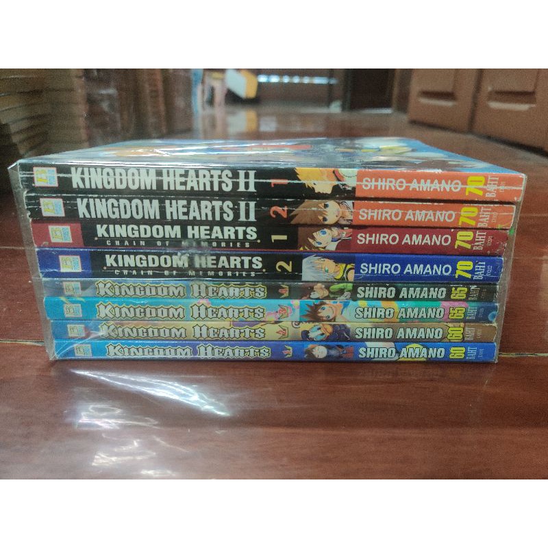 Kingdom Hearts 3 ภาค รวม 8 เล่ม สภาพบ้าน หายากมาก Kingdom Hearts
