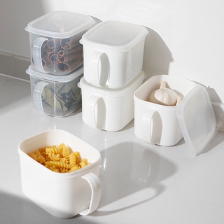 Food storage box : กล่องเก็บอาหารอเนกประสงค์ กล่องจัดระเบียบมีหู มีฝาปิด