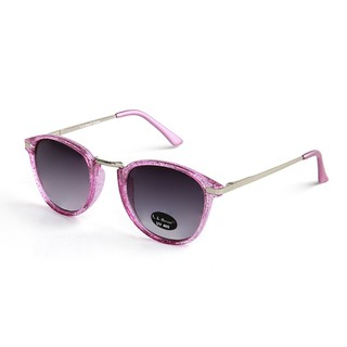 AJ Morgan Castro Sunglasses Purple Glitter, Purple lens แว่นกันแดดสีม่วง เลนส์ม่วง