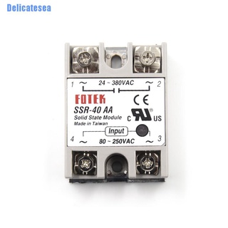 รีเลย์ Ssr-40AA-H 40A 80-250V Ac To 90-480V Ac Ssr 40AA ของเล่นสําหรับเด็ก