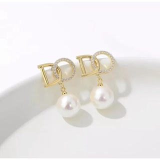 Fashion earrings ต่างหูเงินแท้925 ต่างหูแฟชั่นเกาหลีลายใหม่สุดฮิต ไม่ดำ ไม่แพ้แน่นอน งานมินิมอลน่ารักๆ (พร้อมกล่อง)