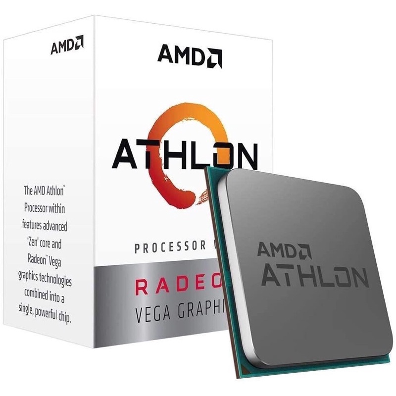CPU AM4 AMD ATHLON 3000G 3.5GHz สินค้าใหม่มือหนึ่ง ประกันไทย synnex 3 ปี