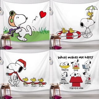 ผ้าตกแต่งผนัง ผ้าอเนกประสงค์ Snoopy