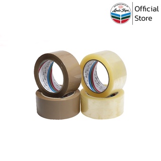 LOUIS TAPE เทปโอพีพี เทปปิดกล่อง OPP Tape(P554) 2 นิ้ว x 100 หลา กาวยางสังเคราะห์ (6ม้วน/แพ็ค)